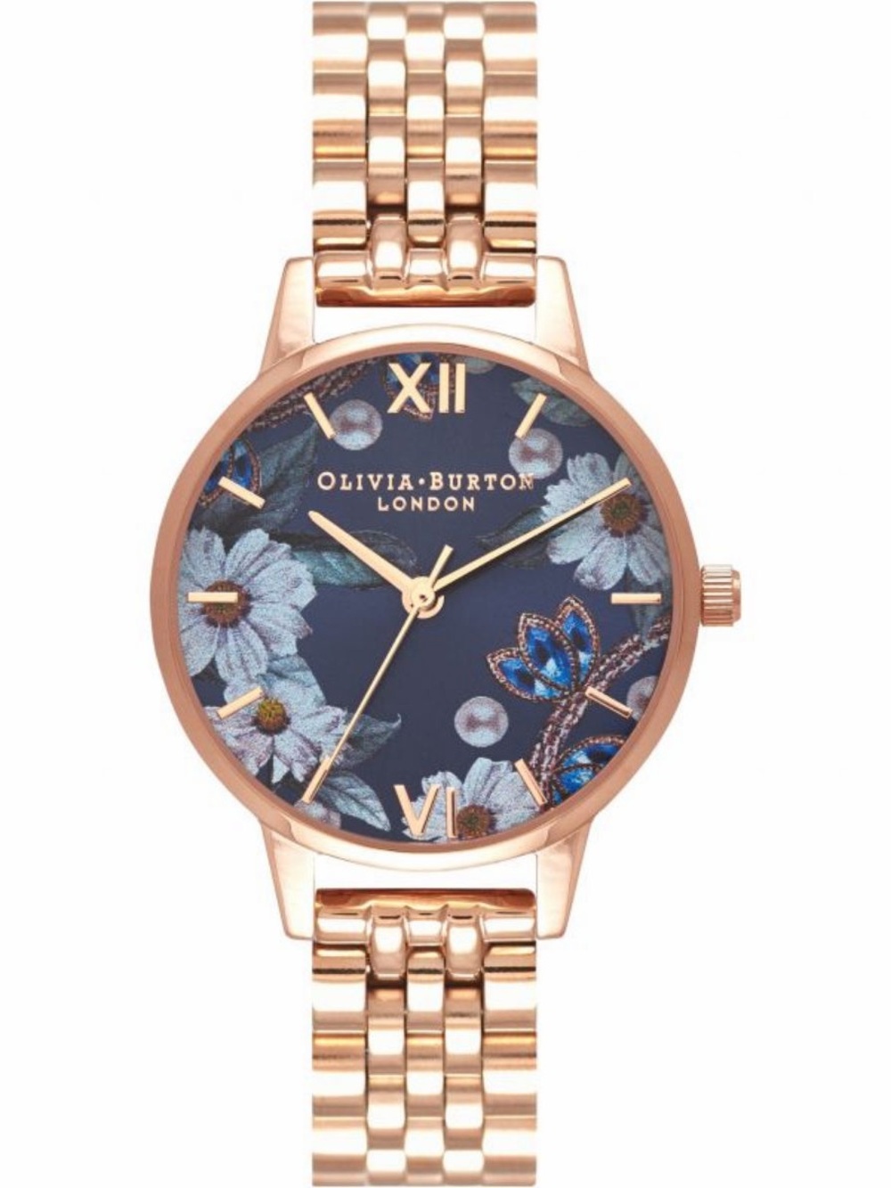 Olivia Burton London Gold Floral Watch